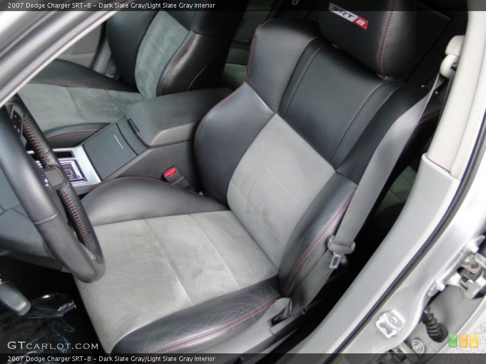Dark Slate Gray/Light Slate Gray Interior Front Seat for the 2007 Dodge Charger SRT-8 #76430426