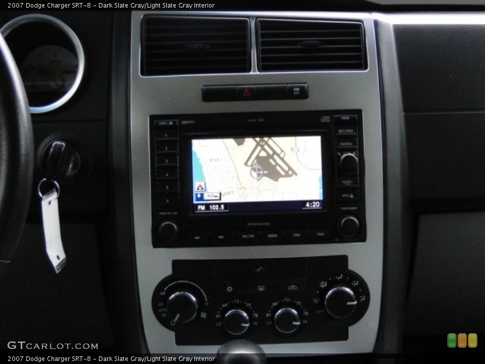 Dark Slate Gray/Light Slate Gray Interior Navigation for the 2007 Dodge Charger SRT-8 #76430457