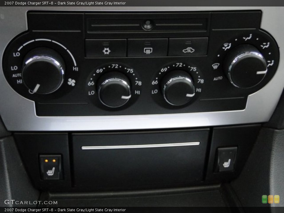 Dark Slate Gray/Light Slate Gray Interior Controls for the 2007 Dodge Charger SRT-8 #76430502