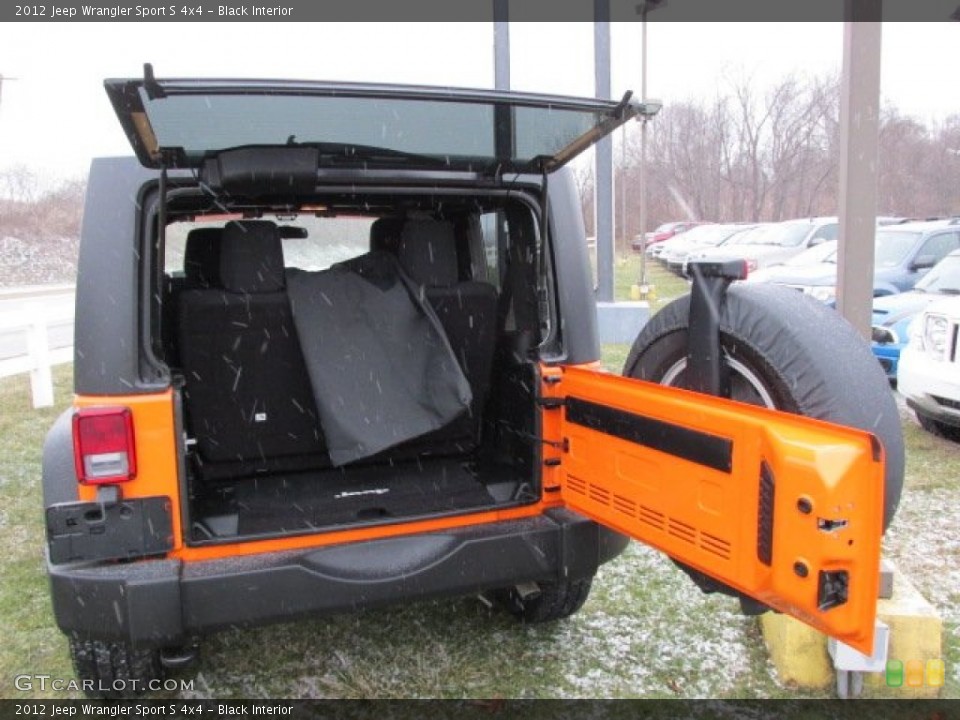 Black Interior Trunk for the 2012 Jeep Wrangler Sport S 4x4 #76430507