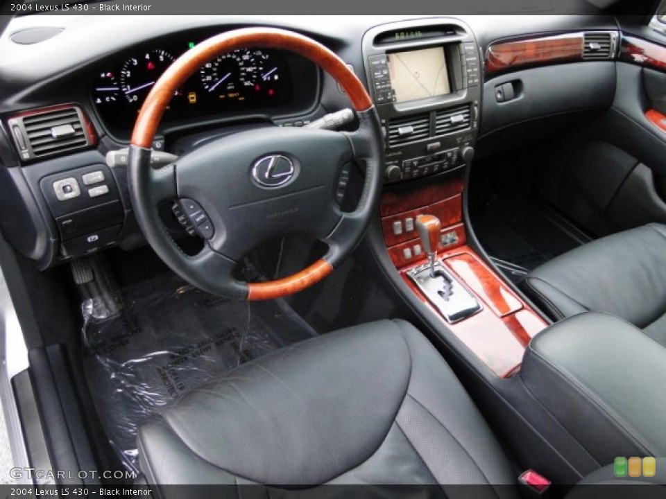 Black 2004 Lexus LS Interiors
