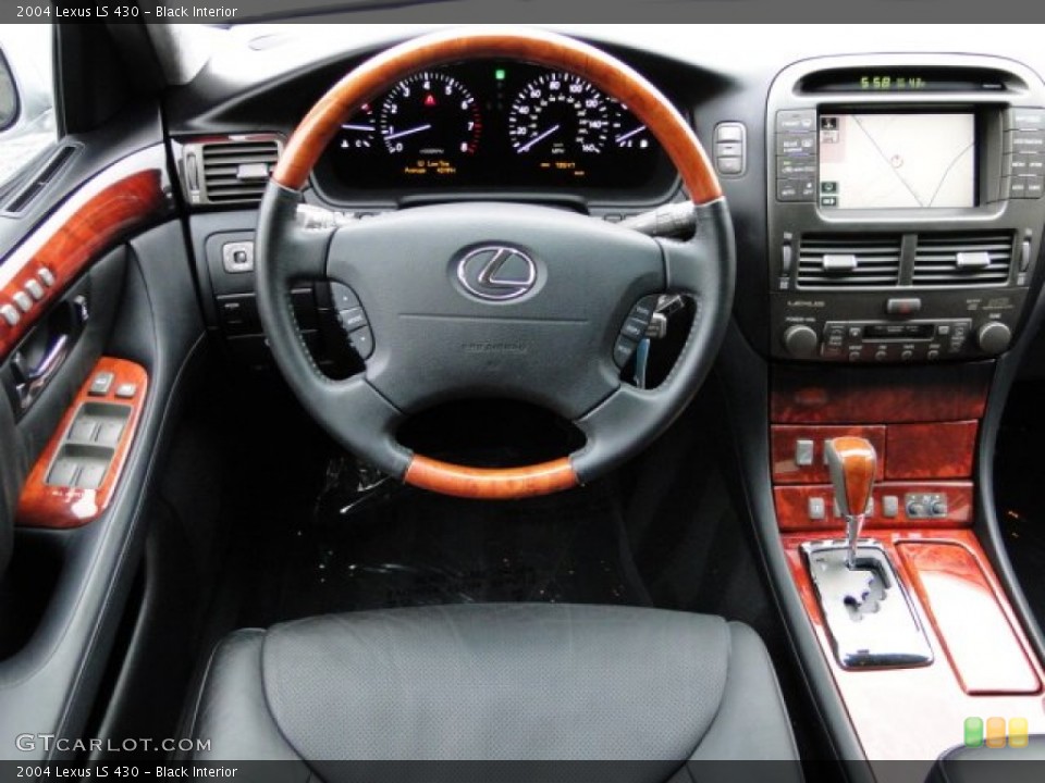 Black Interior Dashboard for the 2004 Lexus LS 430 #76430667