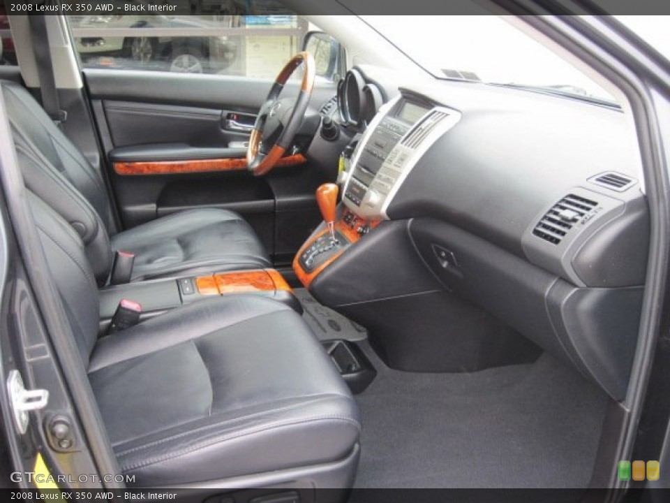 Black Interior Front Seat for the 2008 Lexus RX 350 AWD #76431497