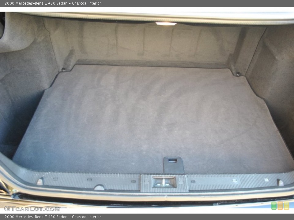 Charcoal Interior Trunk for the 2000 Mercedes-Benz E 430 Sedan #76433412