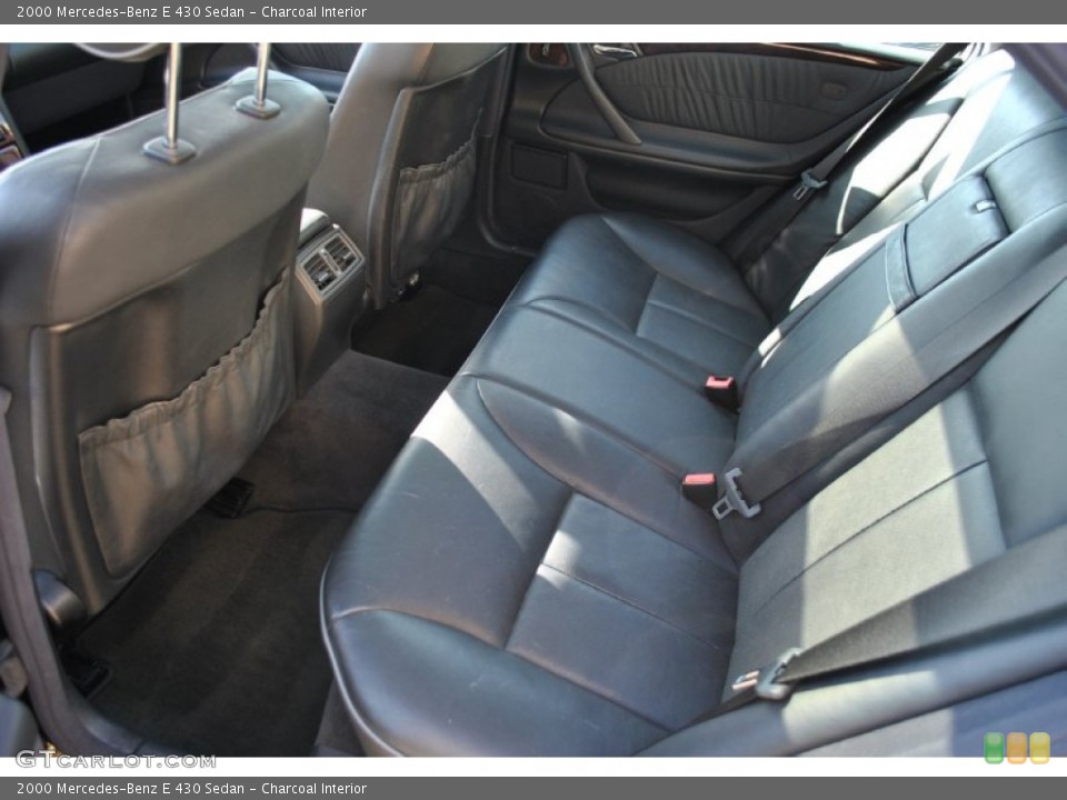 Charcoal Interior Rear Seat for the 2000 Mercedes-Benz E 430 Sedan #76433421