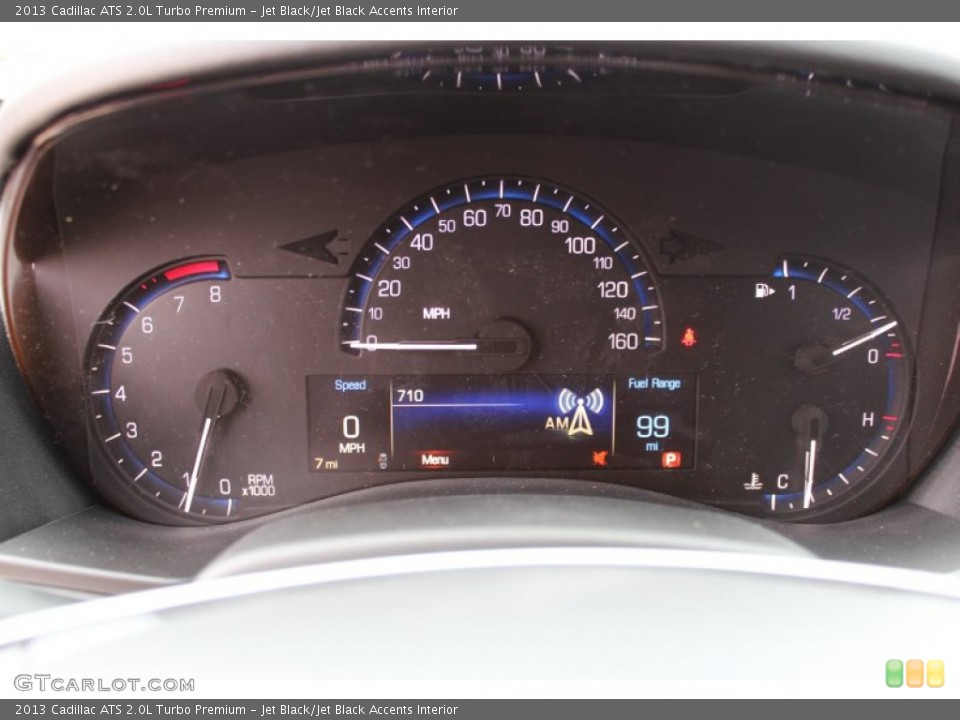 Jet Black/Jet Black Accents Interior Gauges for the 2013 Cadillac ATS 2.0L Turbo Premium #76435493