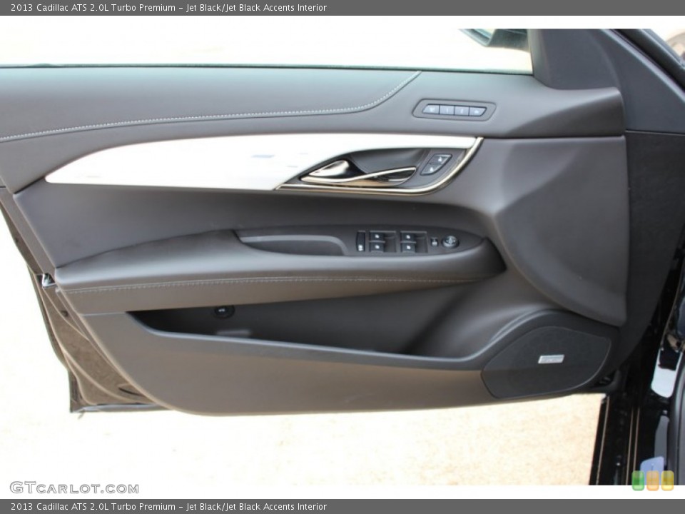 Jet Black/Jet Black Accents Interior Door Panel for the 2013 Cadillac ATS 2.0L Turbo Premium #76435526