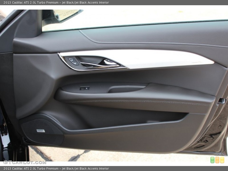 Jet Black/Jet Black Accents Interior Door Panel for the 2013 Cadillac ATS 2.0L Turbo Premium #76435547