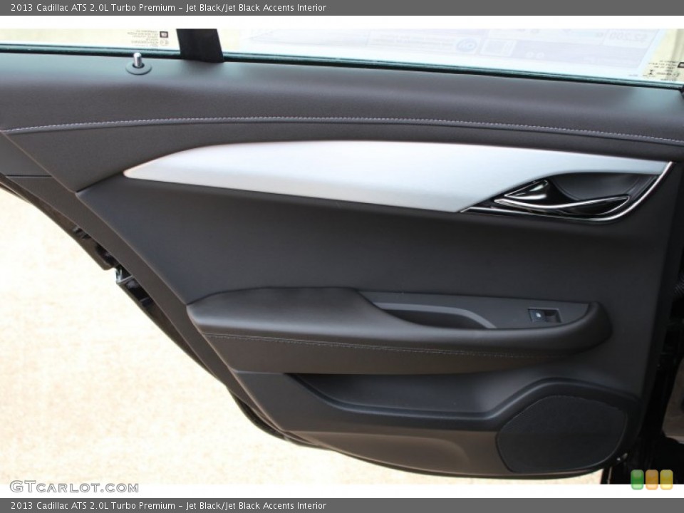 Jet Black/Jet Black Accents Interior Door Panel for the 2013 Cadillac ATS 2.0L Turbo Premium #76435568