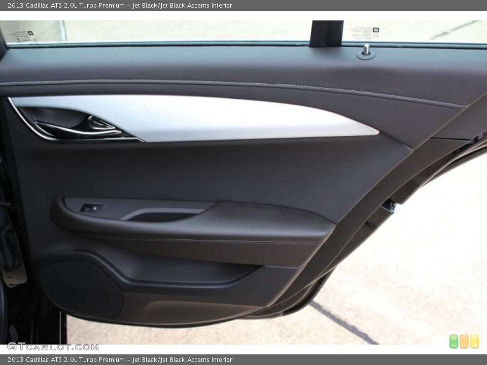 Jet Black/Jet Black Accents Interior Door Panel for the 2013 Cadillac ATS 2.0L Turbo Premium #76435592