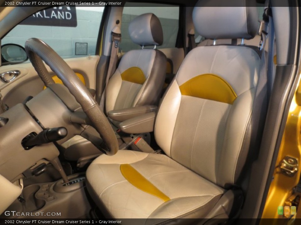 Gray Interior Front Seat for the 2002 Chrysler PT Cruiser Dream Cruiser Series 1 #76436072