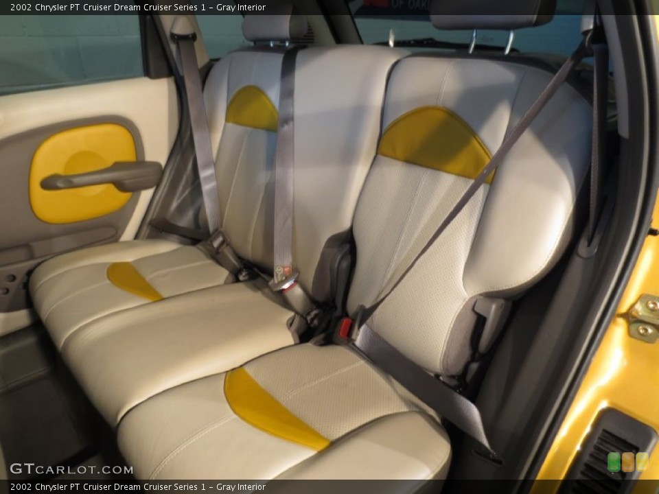 Gray Interior Rear Seat for the 2002 Chrysler PT Cruiser Dream Cruiser Series 1 #76436081