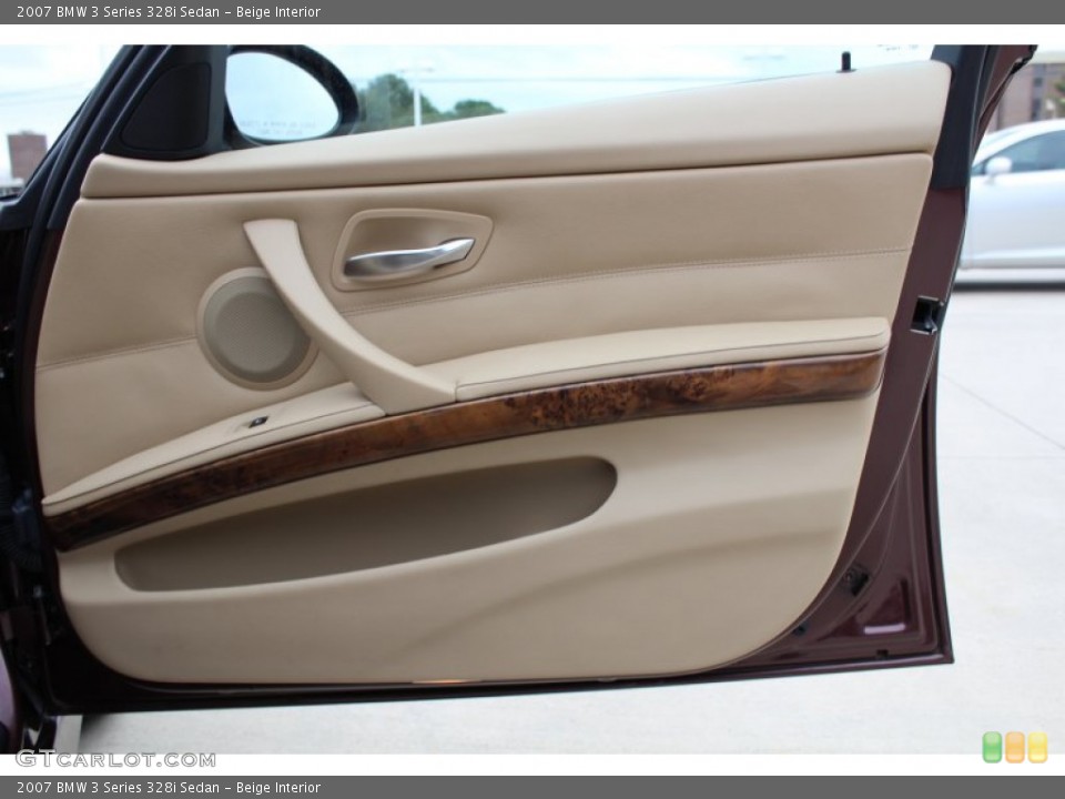 Beige Interior Door Panel for the 2007 BMW 3 Series 328i Sedan #76436115