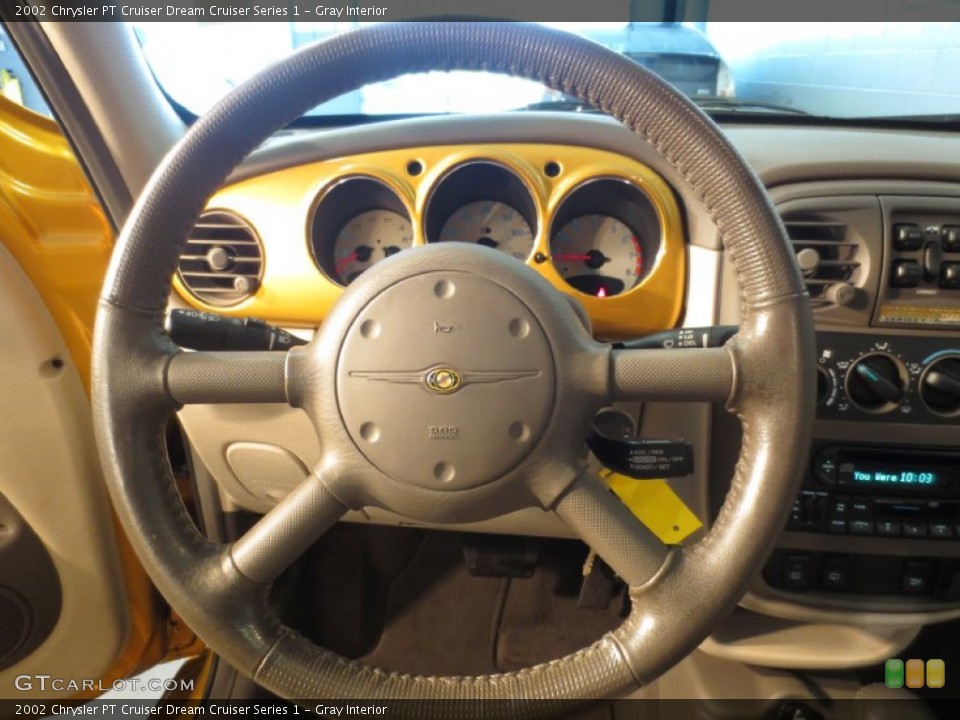 Gray Interior Steering Wheel for the 2002 Chrysler PT Cruiser Dream Cruiser Series 1 #76436129