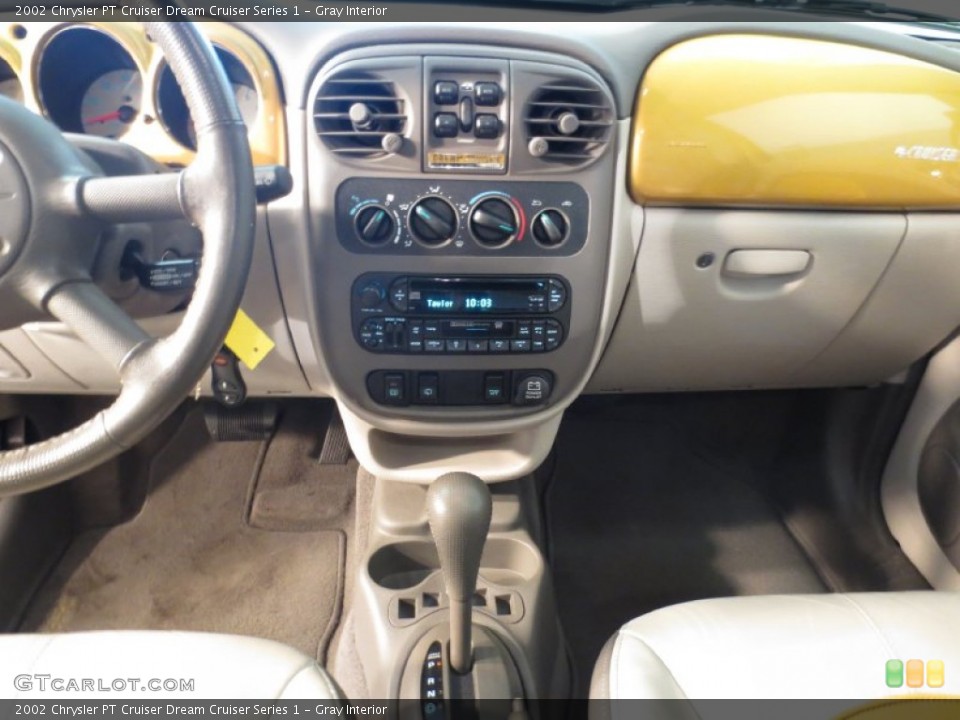 Gray Interior Controls for the 2002 Chrysler PT Cruiser Dream Cruiser Series 1 #76436135