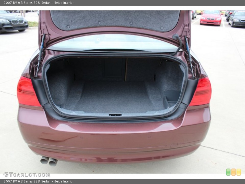 Beige Interior Trunk for the 2007 BMW 3 Series 328i Sedan #76436162