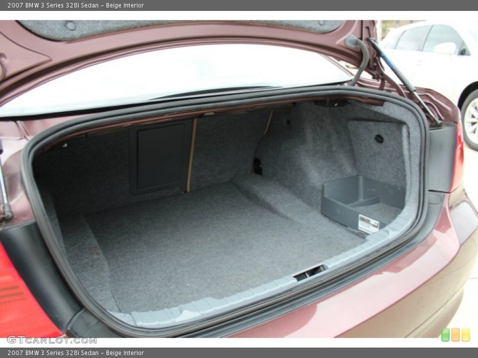 Beige Interior Trunk for the 2007 BMW 3 Series 328i Sedan #76436172