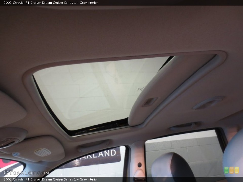 Gray Interior Sunroof for the 2002 Chrysler PT Cruiser Dream Cruiser Series 1 #76436219