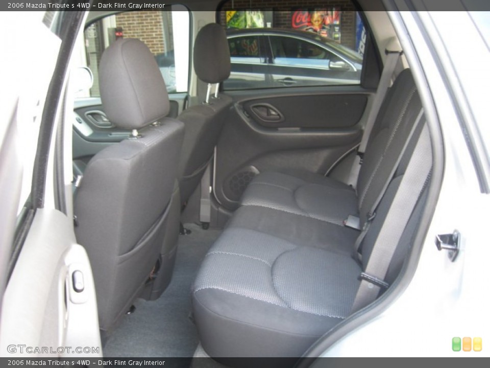 Dark Flint Gray Interior Rear Seat for the 2006 Mazda Tribute s 4WD #76436357