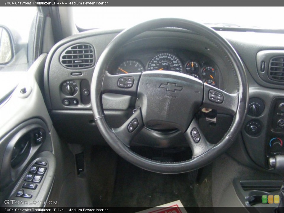 Medium Pewter Interior Steering Wheel for the 2004 Chevrolet TrailBlazer LT 4x4 #76436438