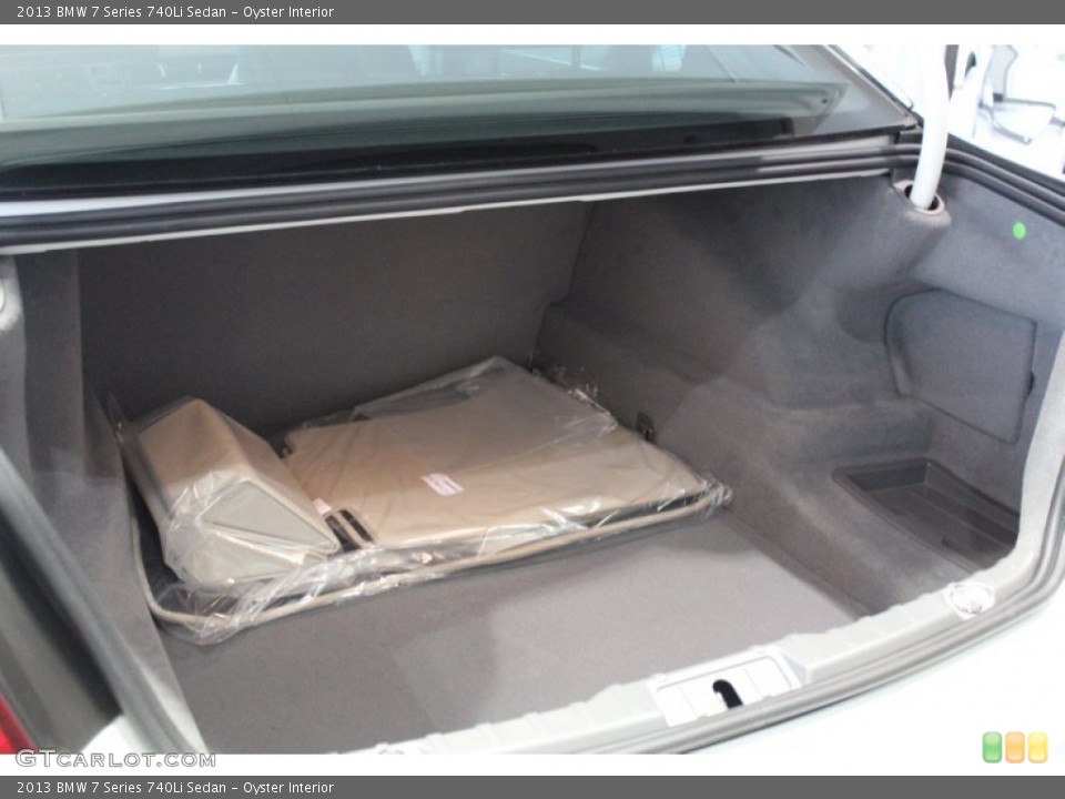 Oyster Interior Trunk for the 2013 BMW 7 Series 740Li Sedan #76437639