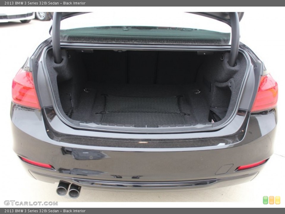Black Interior Trunk for the 2013 BMW 3 Series 328i Sedan #76437905