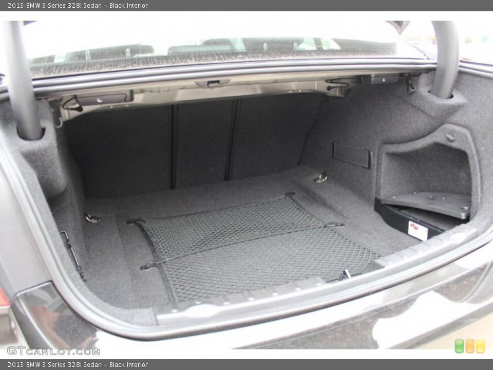 Black Interior Trunk for the 2013 BMW 3 Series 328i Sedan #76437917