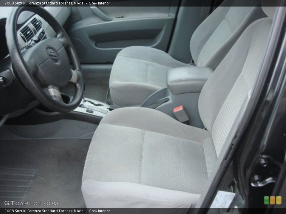 Grey Interior Photo for the 2008 Suzuki Forenza  #76438115