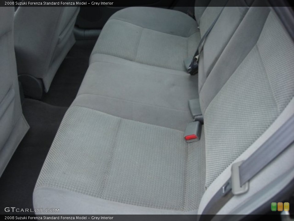 Grey Interior Rear Seat for the 2008 Suzuki Forenza  #76438124