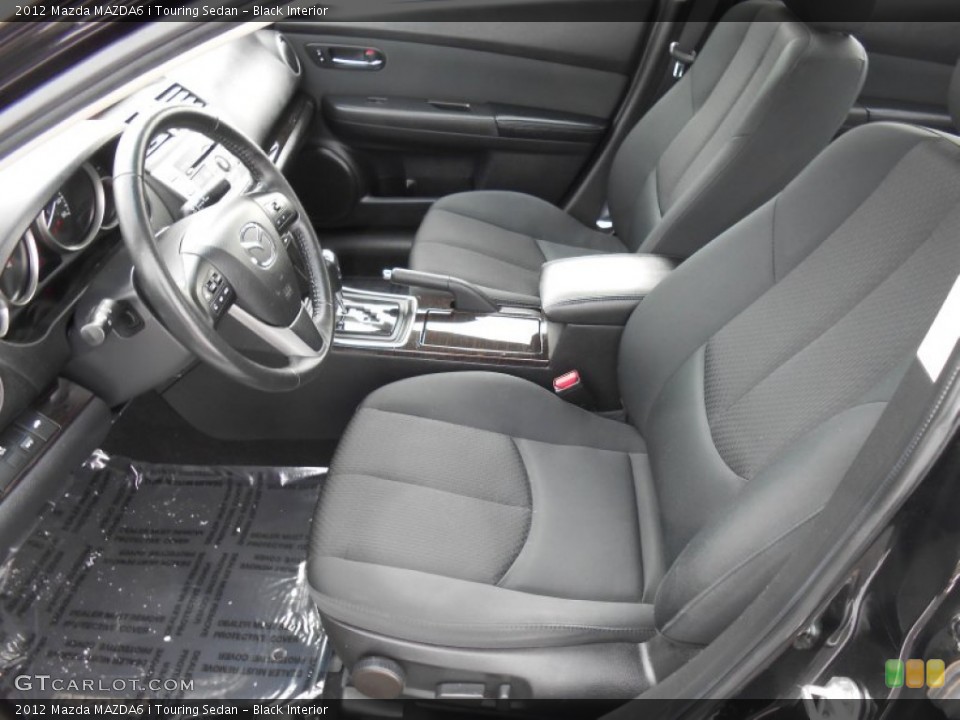 Black Interior Photo for the 2012 Mazda MAZDA6 i Touring Sedan #76438566