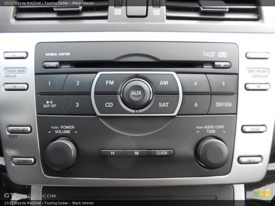Black Interior Audio System for the 2012 Mazda MAZDA6 i Touring Sedan #76438642