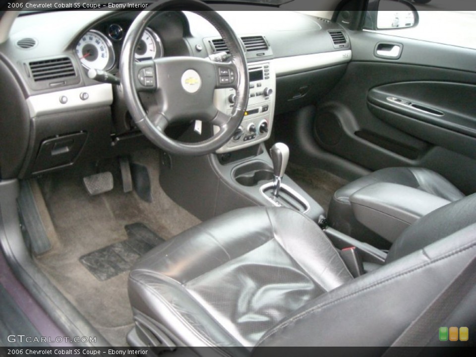 Ebony Interior Prime Interior for the 2006 Chevrolet Cobalt SS Coupe #76439137
