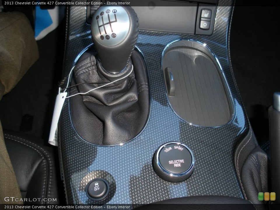 Ebony Interior Transmission for the 2013 Chevrolet Corvette 427 Convertible Collector Edition #76439483