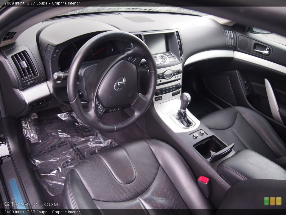 Graphite Interior Prime Interior for the 2009 Infiniti G 37 Coupe #76440761