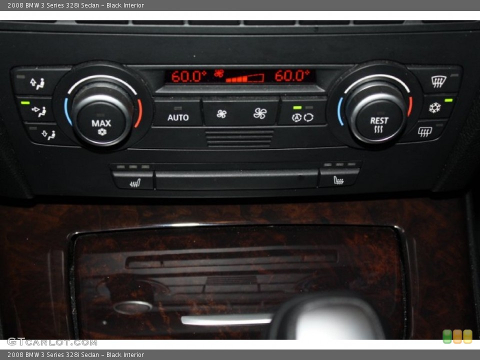 Black Interior Controls for the 2008 BMW 3 Series 328i Sedan #76443119