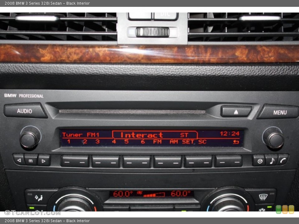 Black Interior Audio System for the 2008 BMW 3 Series 328i Sedan #76443131