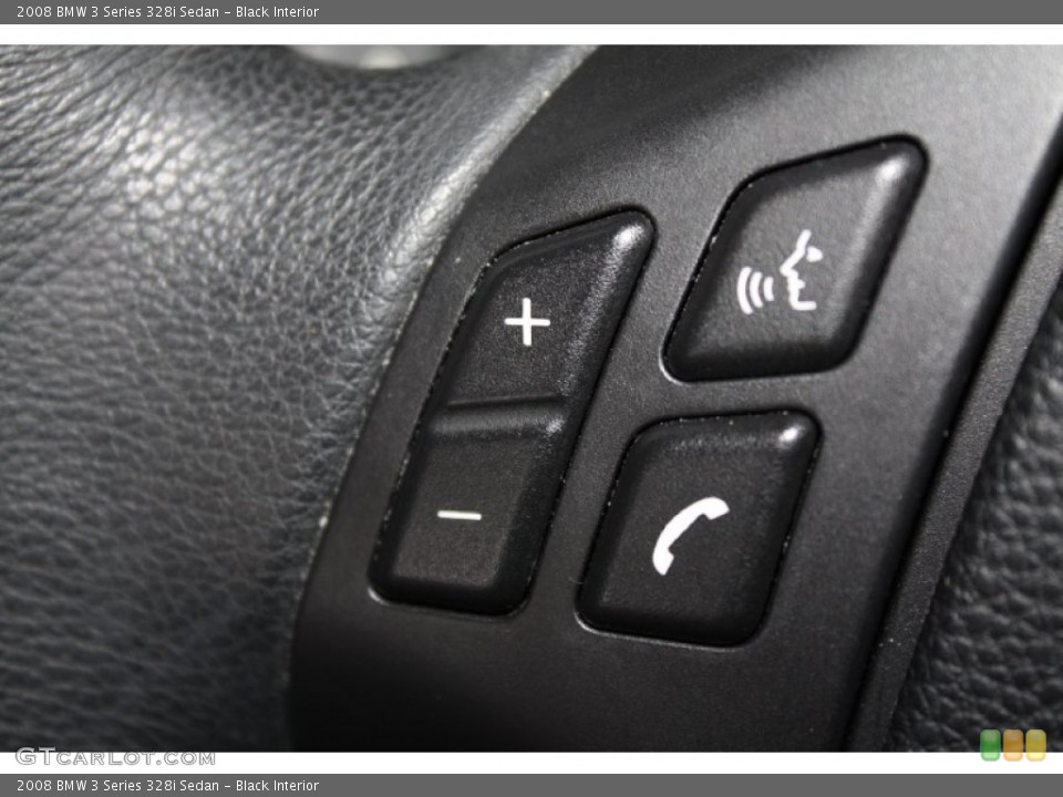 Black Interior Controls for the 2008 BMW 3 Series 328i Sedan #76443173