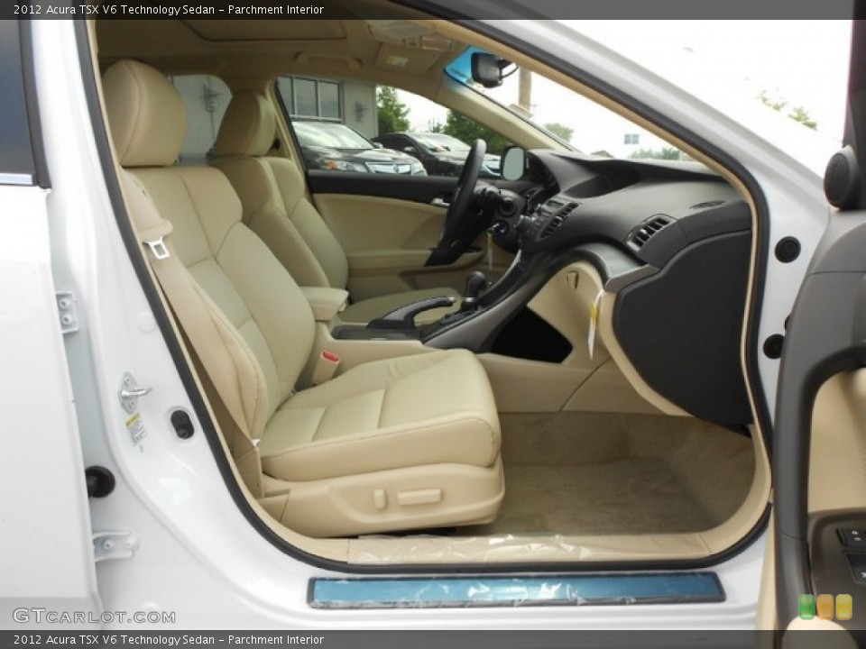 Parchment Interior Photo for the 2012 Acura TSX V6 Technology Sedan #76443551