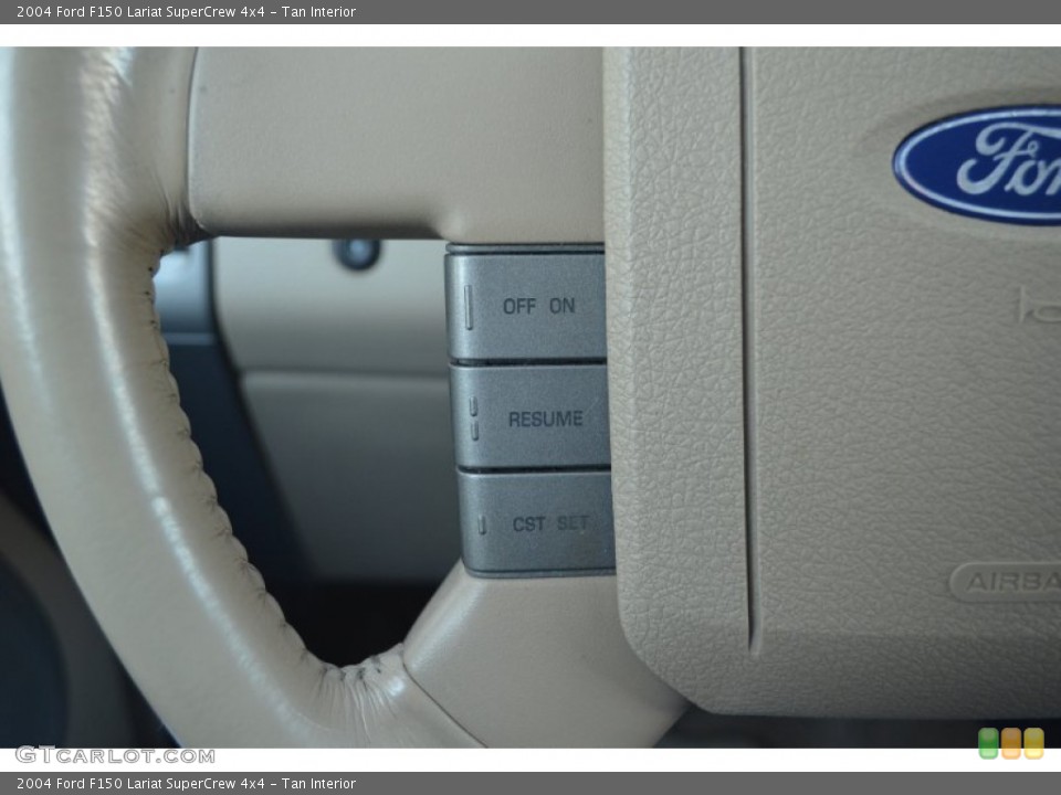 Tan Interior Controls for the 2004 Ford F150 Lariat SuperCrew 4x4 #76445674