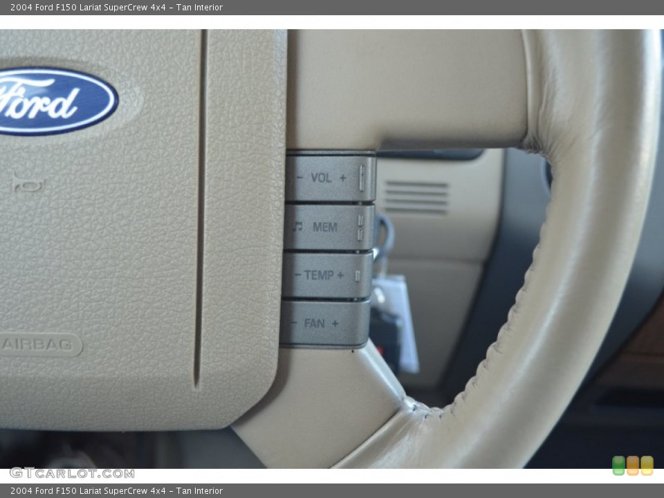 Tan Interior Controls for the 2004 Ford F150 Lariat SuperCrew 4x4 #76445687