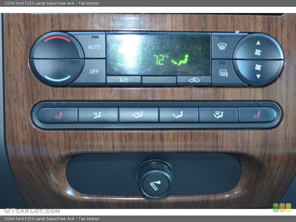Tan Interior Controls for the 2004 Ford F150 Lariat SuperCrew 4x4 #76445728