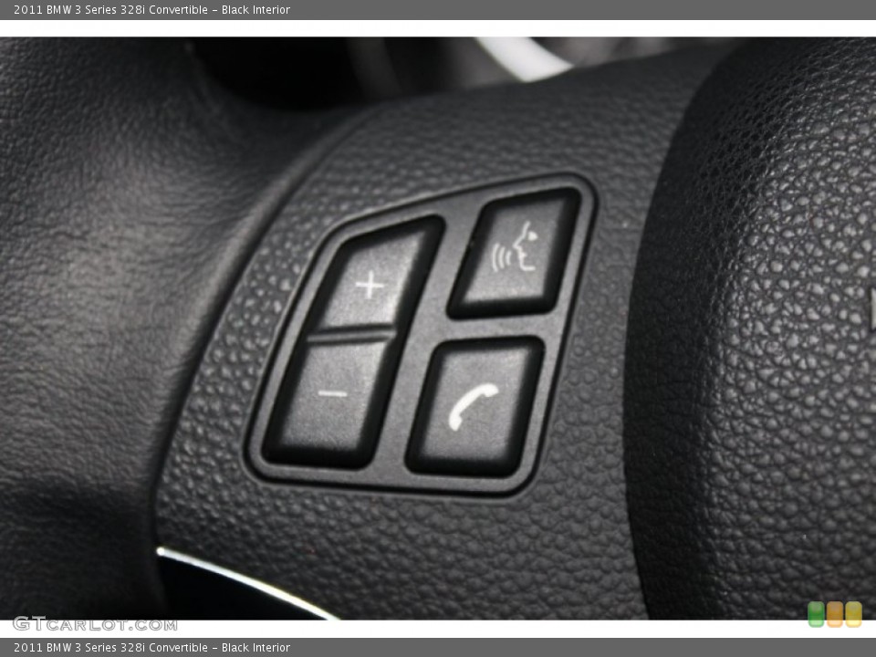 Black Interior Controls for the 2011 BMW 3 Series 328i Convertible #76446785