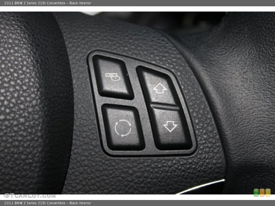 Black Interior Controls for the 2011 BMW 3 Series 328i Convertible #76446797