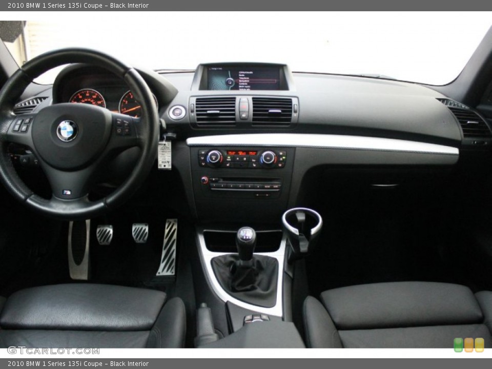 Black Interior Dashboard for the 2010 BMW 1 Series 135i Coupe #76447114