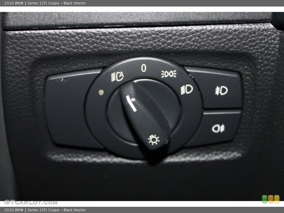 Black Interior Controls for the 2010 BMW 1 Series 135i Coupe #76447253