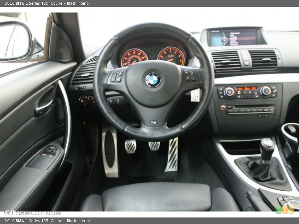 Black Interior Dashboard for the 2010 BMW 1 Series 135i Coupe #76447282
