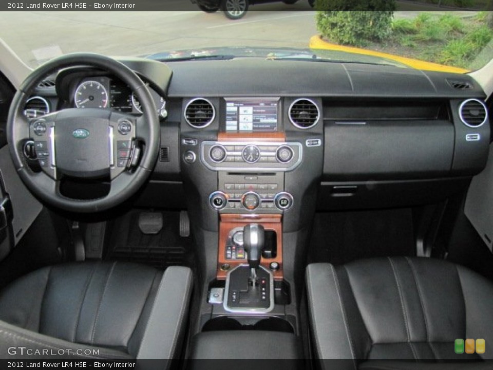 Ebony Interior Dashboard for the 2012 Land Rover LR4 HSE #76448516