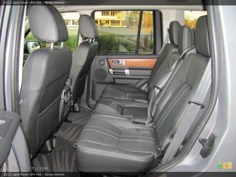 Ebony Interior Rear Seat for the 2012 Land Rover LR4 HSE #76448526