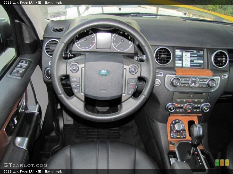 Ebony Interior Dashboard for the 2012 Land Rover LR4 HSE #76448603