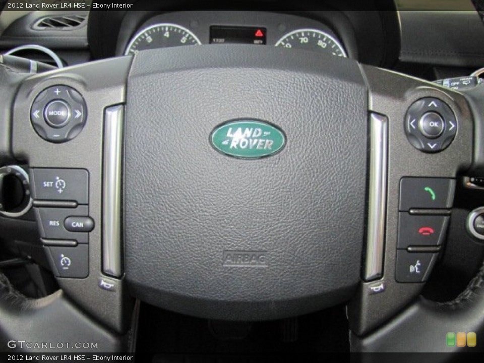 Ebony Interior Controls for the 2012 Land Rover LR4 HSE #76448615